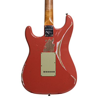 Fender Custom Shop 1962 Stratocaster Heavy Relic Gülağacı Klavye Tahitian Coral Elektro Gitar